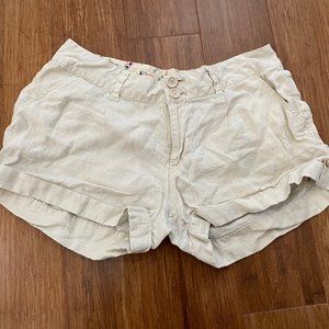 100% Linen Shorts from Love Tree, EUC, Size M